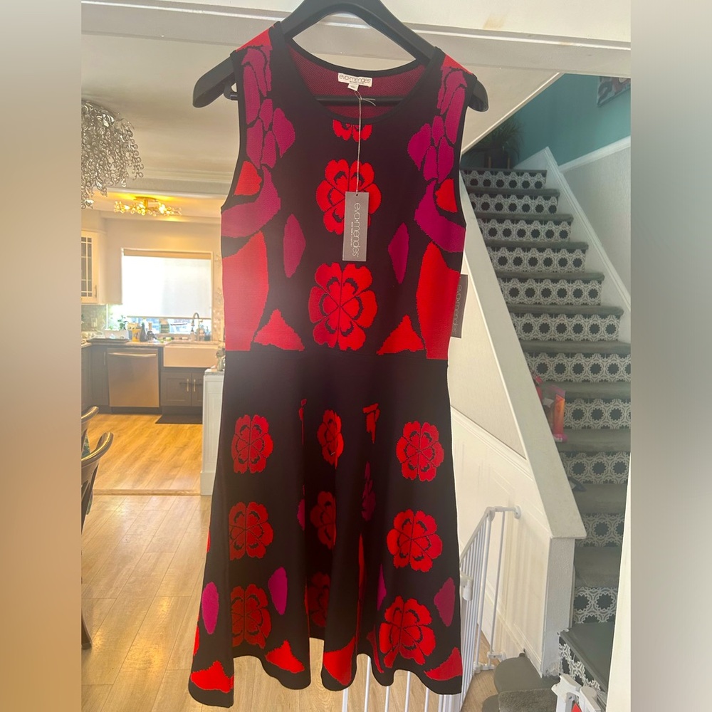 Floral Sweater Dress